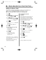 Предварительный просмотр 58 страницы Panasonic KX-TCD965EC Operating Instructions Manual