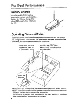 Предварительный просмотр 4 страницы Panasonic KX-TCL100B User Manual