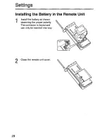 Предварительный просмотр 10 страницы Panasonic KX-TCL100B User Manual