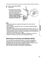 Предварительный просмотр 17 страницы Panasonic KX-TCL100B User Manual