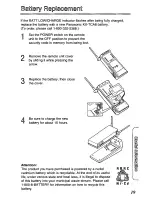 Предварительный просмотр 19 страницы Panasonic KX-TCL100B User Manual