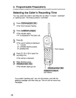 Предварительный просмотр 16 страницы Panasonic KX-TCM410W User Manual