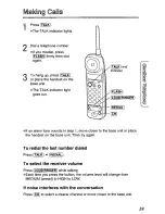 Предварительный просмотр 19 страницы Panasonic KX-TCM410W User Manual