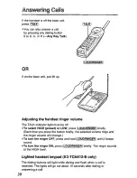 Предварительный просмотр 20 страницы Panasonic KX-TCM410W User Manual