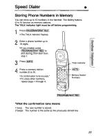 Предварительный просмотр 21 страницы Panasonic KX-TCM410W User Manual