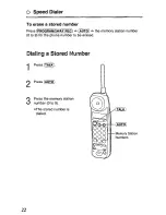 Предварительный просмотр 22 страницы Panasonic KX-TCM410W User Manual