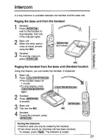 Предварительный просмотр 23 страницы Panasonic KX-TCM410W User Manual