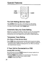 Предварительный просмотр 24 страницы Panasonic KX-TCM410W User Manual