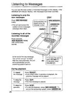 Предварительный просмотр 26 страницы Panasonic KX-TCM410W User Manual