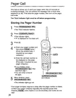 Предварительный просмотр 28 страницы Panasonic KX-TCM410W User Manual