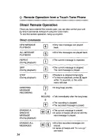 Предварительный просмотр 34 страницы Panasonic KX-TCM410W User Manual