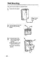 Предварительный просмотр 42 страницы Panasonic KX-TCM410W User Manual