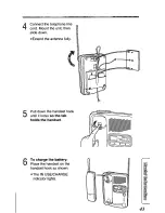 Предварительный просмотр 43 страницы Panasonic KX-TCM410W User Manual