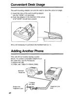 Preview for 48 page of Panasonic KX-TCM417B User Manual