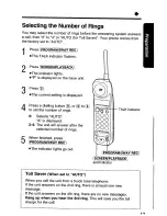 Предварительный просмотр 17 страницы Panasonic KX-TCM418ALW Operating Instructions Manual