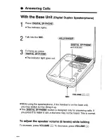 Предварительный просмотр 22 страницы Panasonic KX-TCM418ALW Operating Instructions Manual