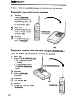 Предварительный просмотр 28 страницы Panasonic KX-TCM418ALW Operating Instructions Manual