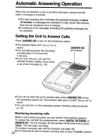 Предварительный просмотр 32 страницы Panasonic KX-TCM418ALW Operating Instructions Manual