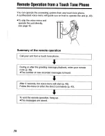 Предварительный просмотр 38 страницы Panasonic KX-TCM418ALW Operating Instructions Manual