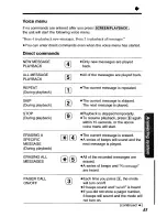 Preview for 45 page of Panasonic KX-TCM418ALW Operating Instructions Manual