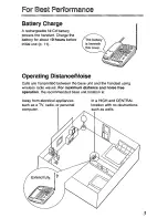 Preview for 3 page of Panasonic KX-TCM420-B Operating Instructions Manual