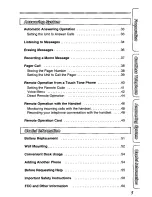 Preview for 5 page of Panasonic KX-TCM420-B Operating Instructions Manual