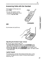 Preview for 21 page of Panasonic KX-TCM420-B Operating Instructions Manual