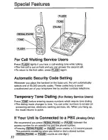 Предварительный просмотр 32 страницы Panasonic KX-TCM420-B Operating Instructions Manual