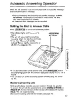 Предварительный просмотр 33 страницы Panasonic KX-TCM420-B Operating Instructions Manual