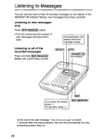 Предварительный просмотр 34 страницы Panasonic KX-TCM420-B Operating Instructions Manual