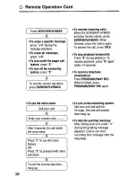 Preview for 50 page of Panasonic KX-TCM420-B Operating Instructions Manual