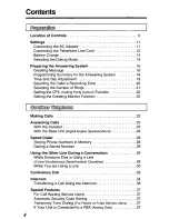 Preview for 4 page of Panasonic KX-TCM440B User Manual