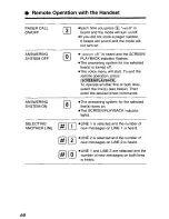 Preview for 60 page of Panasonic KX-TCM440B User Manual