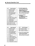 Preview for 64 page of Panasonic KX-TCM440B User Manual