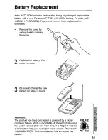 Preview for 65 page of Panasonic KX-TCM440B User Manual