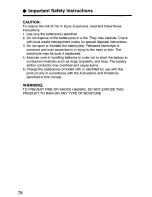 Preview for 76 page of Panasonic KX-TCM440B User Manual