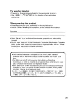 Preview for 79 page of Panasonic KX-TCM440B User Manual