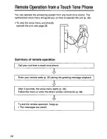 Preview for 34 page of Panasonic KX-TCM937B User Manual