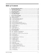 Preview for 3 page of Panasonic KX-TD1232 Programming Manual