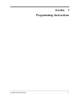 Preview for 9 page of Panasonic KX-TD1232 Programming Manual