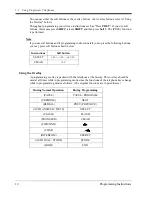 Preview for 12 page of Panasonic KX-TD1232 Programming Manual