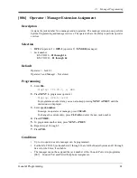 Preview for 41 page of Panasonic KX-TD1232 Programming Manual