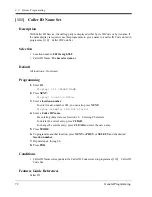 Preview for 72 page of Panasonic KX-TD1232 Programming Manual