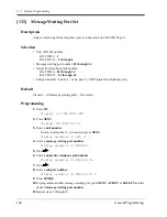 Preview for 104 page of Panasonic KX-TD1232 Programming Manual