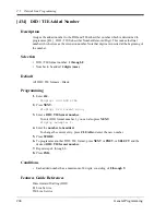 Preview for 204 page of Panasonic KX-TD1232 Programming Manual