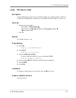 Preview for 215 page of Panasonic KX-TD1232 Programming Manual