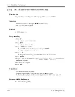 Preview for 218 page of Panasonic KX-TD1232 Programming Manual