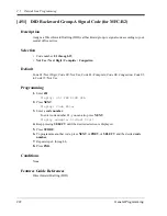 Preview for 222 page of Panasonic KX-TD1232 Programming Manual