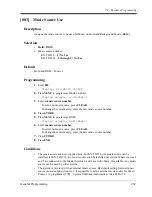 Preview for 267 page of Panasonic KX-TD1232 Programming Manual