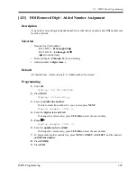 Preview for 305 page of Panasonic KX-TD1232 Programming Manual